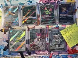 POKEMON TCG JAPANESE AR CARD LOT OF 7 - Image 1