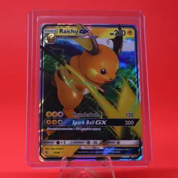 2019 Pokemon Hidden Fates 20/68 Raichu GX - Image 1