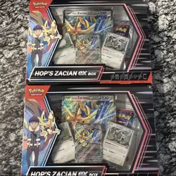 Set of 2 Pokemon Hop's Zacian Ex Box Factory Sealed FREE SHIPPING! - Image 1