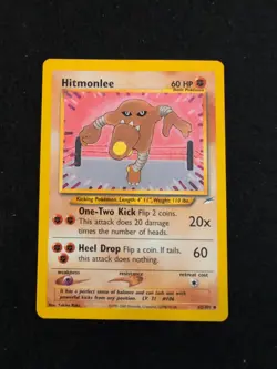 Hitmonlee 42/105 Uncommon Neo Destiny Unlimited Pokemon 2002 Vintage WOTC - Image 1