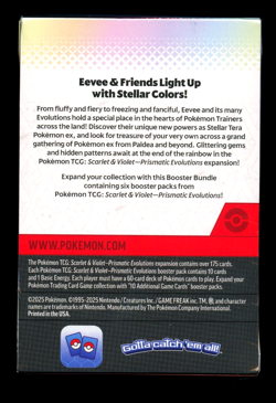 Pokemon Scarlet & Violet - Prismatic Evolutions SEALED Booster Bundle (6 packs) - Image 3