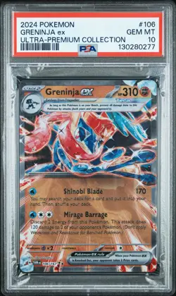 2024 POKEMON GRENINJA EX ULTRA-PREMIUM COLLECTION #106 GRENINJA EX PSA 10 - Image 1