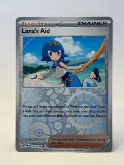 Lana's Aid 155/167 Reverse Holo - Pokemon TCG Twilight Masquerade - Near Mint - Image 1