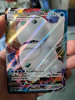Galarian Darmanitan VMAX Holo Ultra Rare Pokemon TCG Card 037/185 Vivid Voltage - Image 1