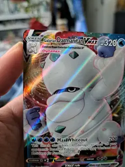 Galarian Darmanitan VMAX Holo Ultra Rare Pokemon TCG Card 037/185 Vivid Voltage - Image 2