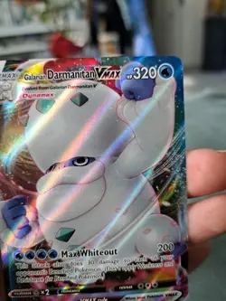 Galarian Darmanitan VMAX Holo Ultra Rare Pokemon TCG Card 037/185 Vivid Voltage - Image 3