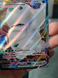 Galarian Darmanitan VMAX Holo Ultra Rare Pokemon TCG Card 037/185 Vivid Voltage - Image 4