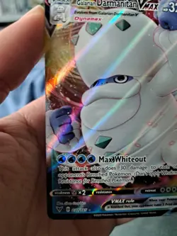 Galarian Darmanitan VMAX Holo Ultra Rare Pokemon TCG Card 037/185 Vivid Voltage - Image 5