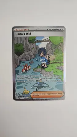 Pokemon Lana's Aid 219/167 SV Twilight Masquerade Special Illustration Rare SIR - Image 1