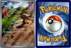 Paldean Wooper 102/094 Phantasmal Flames Pokemon TCG Holo Illustration Rare NM - Image 3