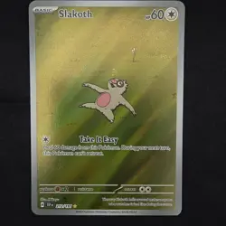 Pokemon TCG Slakoth 212/191 SSP Illustration Rare Full Art Holo Basic 60HP 2024 - Image 1
