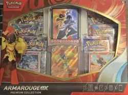 POKEMON TCG SEALED BOX ARMAROUGE EX PREMIUM COLLECTION BOX NEW SEALED - Image 1
