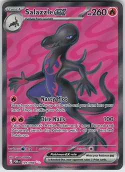 Salazzle ex 101/088 Ultra Rare Perfect Order Pokemon Near Mint - Image 1