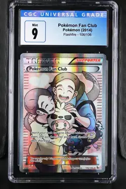 Pokemon Card - Pokemon Fan Club XY Flashfire 106/106 Ultra Rare Full Art Holo - Image 1