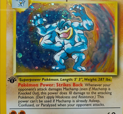 Pokemon TCG Base Set Machamp 8/102 "1st Edition" PSA 6; CD-ROM, Rookie Card - Image 4
