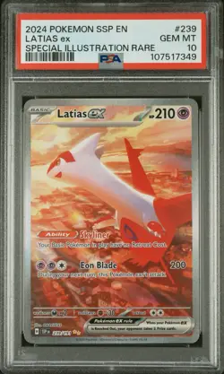 PSA 10 Pokemon 2024 Latias ex 239/191 and Latios 203/191 Sequential Pair - Image 2
