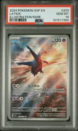 PSA 10 Pokemon 2024 Latias ex 239/191 and Latios 203/191 Sequential Pair - Image 4