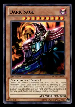 Yu-Gi-Oh TCG #LCYW-EN027 Dark Sage 1st Edition Common NM - Image 1