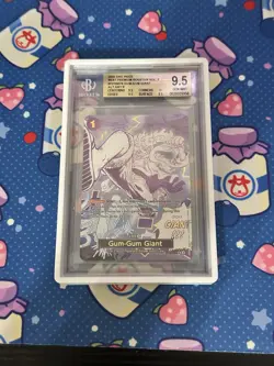 Gum-Gum Giant ALT ART OP09-078 One Piece TCG PRB-02 English BGS 9.5 GEM M Luffy - Image 1