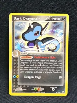 Dark Dragonair Uncommon Team Rocket Returns 31/109 NM Pokemon Card - Image 1