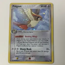 Pidgeot POP Series 2 002/017 Rare Holo 80HP Stage 2 2005 English Pokemon Card - Image 1