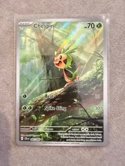 Chespin 087/086 Chaos Rising Holo Pokemon Card - Image 1