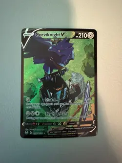 Corviknight V - TG18/TG30 - Ultra Rare - Silver Tempest Trainer Gallery - NM - S - Image 1