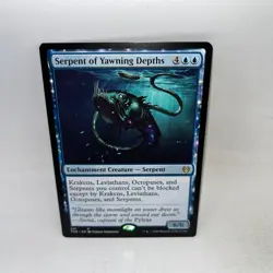Serpent of Yawning Depths 291 Rare Theros Beyond Death Magic: The Gathering LP - Image 1