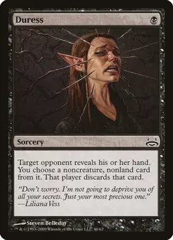 1x Duress NM Eng MTG - Divine Vs Demonic - Image 1