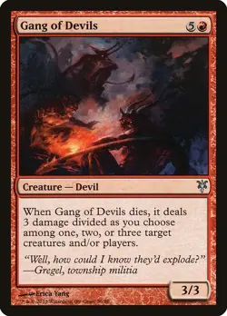 1x Gang of Devils NM Eng MTG - Sorin Vs Tibalt - Image 1