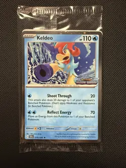 SEALED Keldeo 019/086 Chaos Rising Holo Promo English Pokemon TCG - Image 1