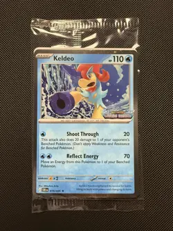 SEALED Keldeo 019/086 Chaos Rising Holo Promo English Pokemon TCG - Image 3