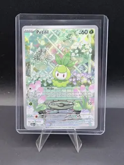 2025 Pokemon Black Bolt Petilil Illustration Rare #091/086 - Image 1