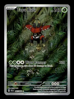 Tapu Bulu 065/064 Illustration Rare Shrouded Fable Pokemon Near Mint - Image 1