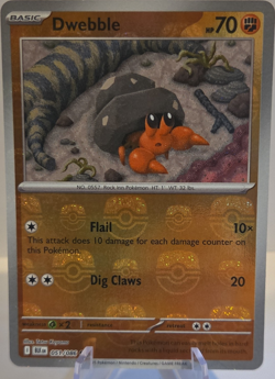 Pokemon Dwebble (Master Ball Pattern) - SV: Black Bolt - Image 1