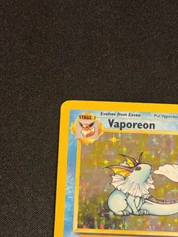 Vaporeon 12/64 Holo Rare Jungle Pokemon Unlimited Holo MP+ L1 - Image 2