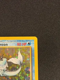 Vaporeon 12/64 Holo Rare Jungle Pokemon Unlimited Holo MP+ L1 - Image 3