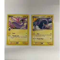 Pokemon TCG EX Delta Species Dratini 65/113 & Dragonair 41/113 Lot (2) EN 2005 - Image 1