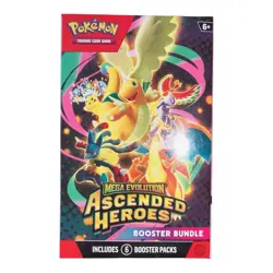 Pokemon TCG Mega Evolution — Ascended Heroes Booster Bundle 6 Packs Box SEALED - Image 1