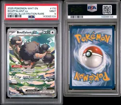 2025 Pokemon Bouffalant ex #170 SIR PSA 9 Mint Special Illustration Rare - Image 3