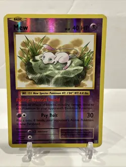 2016 Pokemon XY Evolutions Mew Reverse Holo #53/108 - Image 3