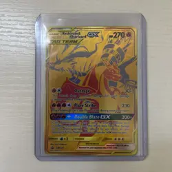 Pokemon Reshiram & Charizard GX SM247 Tag Team Ultra Rare Holo - Image 1