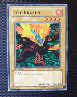 YUGIOH FIRE KRAKEN MRL-014 1ST ED NM - Image 1