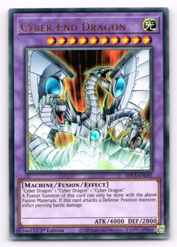 Cyber End Dragon - SDCS-EN041 - Ultra Rare - 1st Edition Yugioh - Image 1