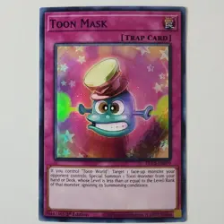 Toon Mask (Purple) - DLCS-EN079 - LP - Ultra Rare - 1st edition - Yugioh - Image 1