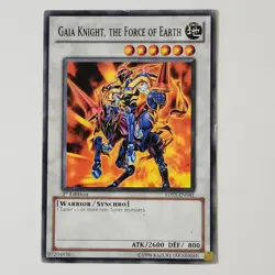 Gaia Knight, the Force of Earth - 5DS3-EN041 - HP - Common - 1st ed - Yugioh - Image 1
