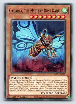 Gadarla, the Mystery Dust Kaiju - SDBT-EN009 - Common - 1st Edition - Yugioh - Image 1