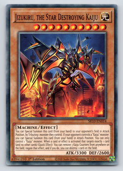 Jizukiru, the Star Destroying Kaiju - SR10-EN014 - Common 1st Edition - Yugioh - Image 1