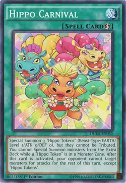 1x (NM) Hippo Carnival - DUEA-EN055 - Common - 1st Edition YuGiOh - Image 1