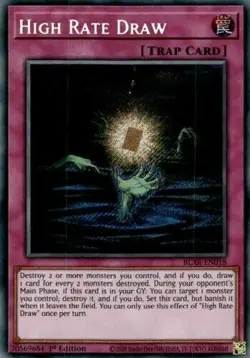 High Rate Draw - BLAR-EN018 - Secret Rare - 1st Edition - Yugioh - Image 1
